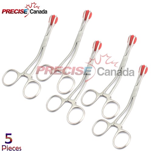 Set di 5 pinze per lingua giovane strumenti medici chirurgici orali - Foto 2 di 2