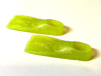 Barbie Ken Doll Swim Fins Flippers Scuba Yellow Glittery Ocean ...