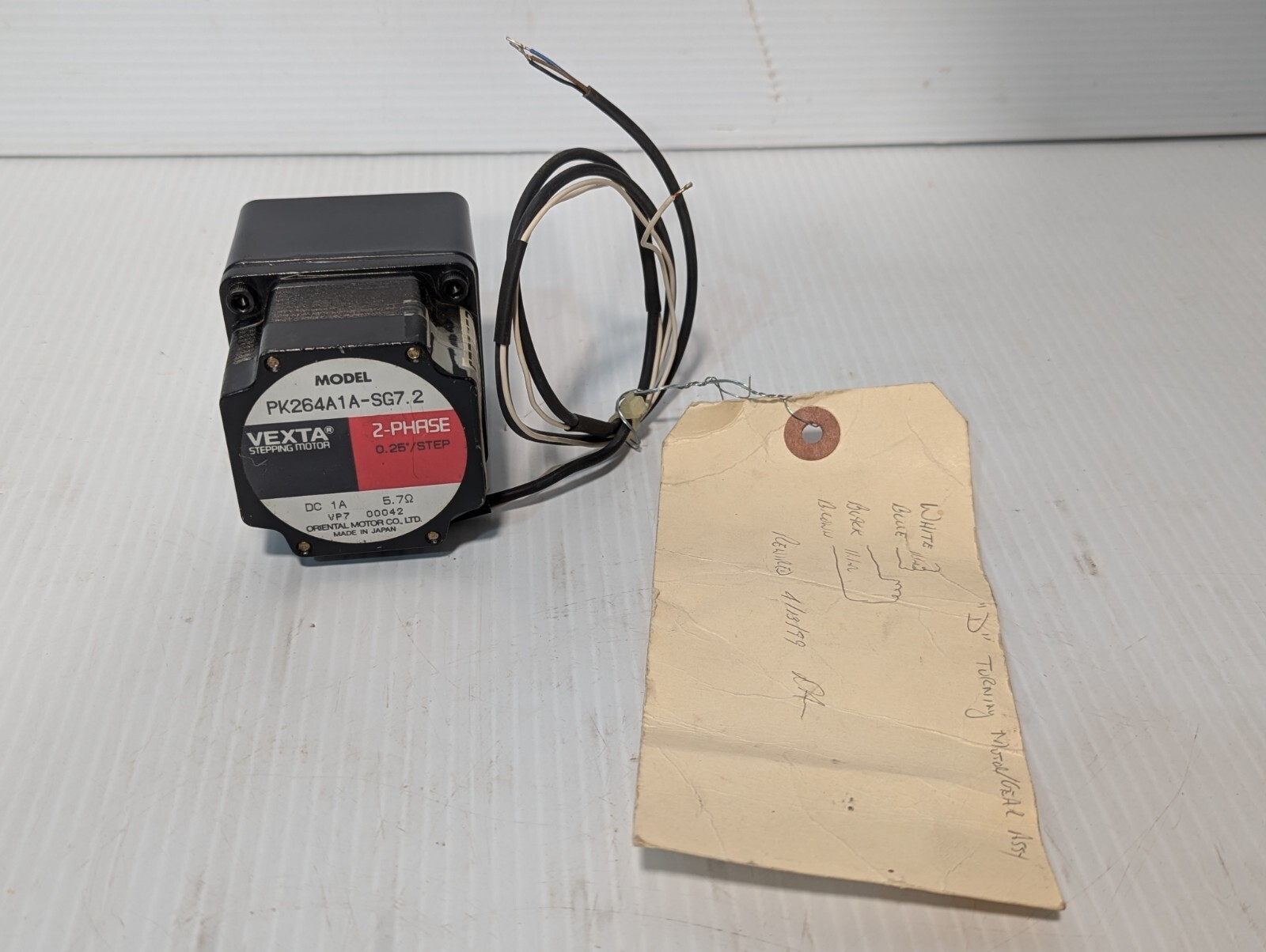 Vexta PK264A1A-SG7.2 Stepping Motor, 2-Phase, Oriental Motors