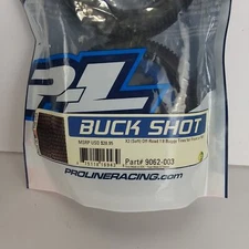 Proline Buck Shot X3 Soft Off Road 1:8 Buggy Tires For Front/Rear Part #9062-03