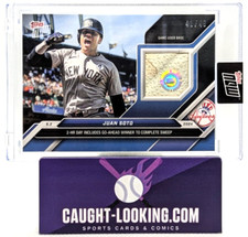 Juan Soto - 2024 MLB TOPPS NOW Card 254C Blue /49 Game-used Base Relic Yankees