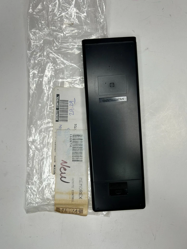 Memorex Model 88 TV VCR Remote Control, Black - OEM NOS for Model 88 VCR - Image 2 of 2