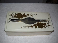 Vintage Metal Tissue Box, Please See The Photos