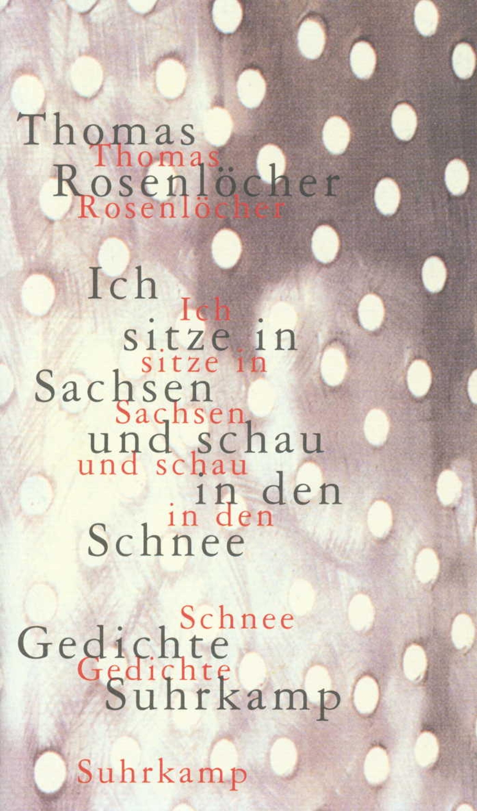 Thumbnail - Ich Sitze In Sachsen Und Schau In Den Schnee | Buch | 9783518409916