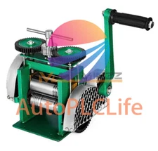 New 85mm Manual Rolling Mill Machine Wire Flat Pattern Sheet Metal Jewelry Tool
