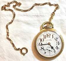 RARE HAMILTON RAILWAY SPECIAL 992 B POCKET WATCH 10K GF 21 JEWELS 16 SZ