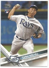 Chih-Wei Hu Tampa Bay Rays 2017 Topps Update Rookie Card