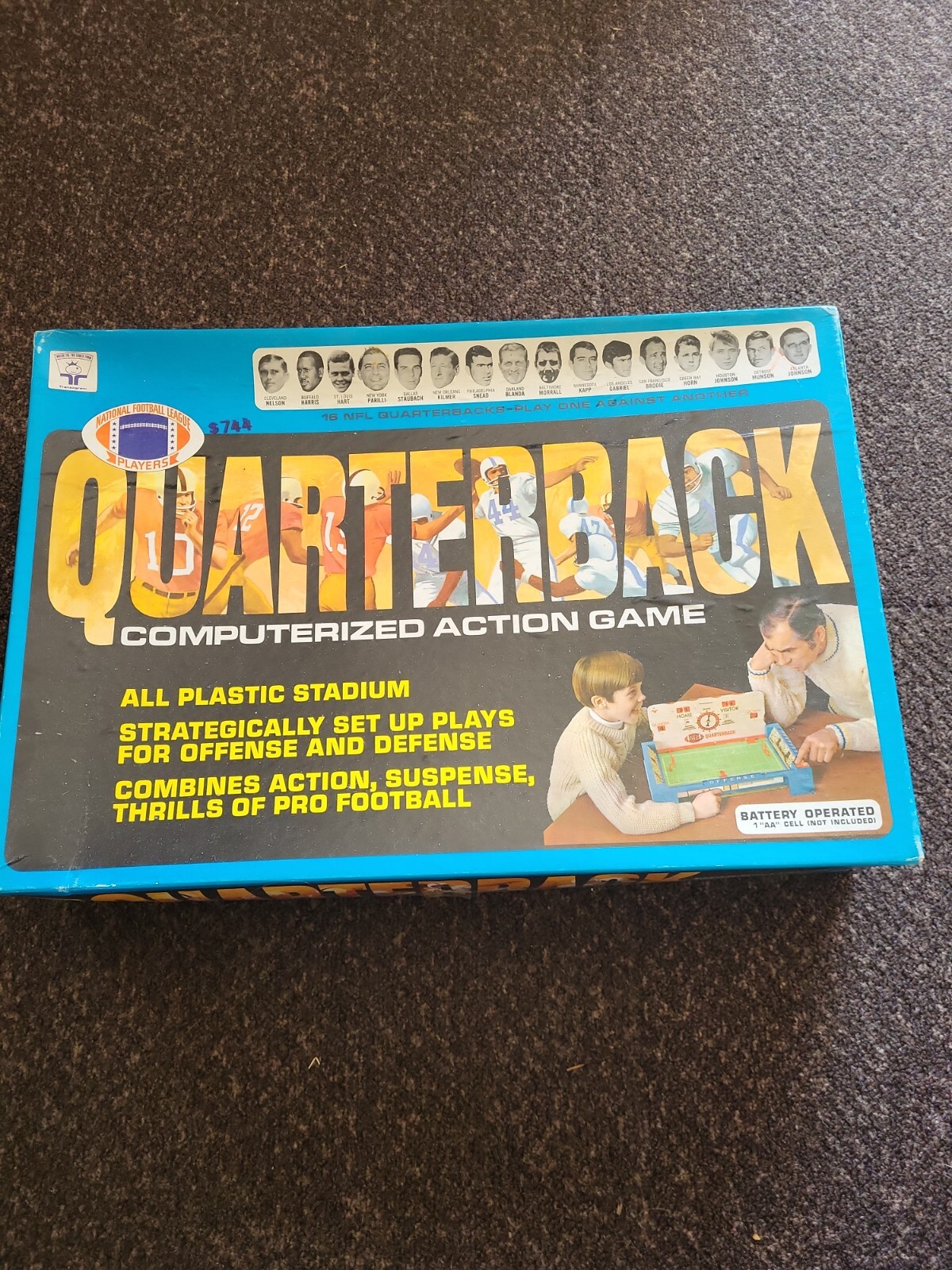 1969 Transogram Quarterback Computerized Action Game in Box NFL | eBay