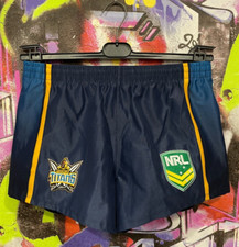 Gold Coast Titans Rugby Team Australia NRL Shorts ISC Mens size S Excellent cond