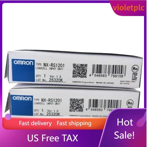 Omron NX-RS1201 Loadcell Input Unit NXRS1201 New Original Fast Shipping