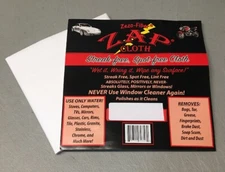 ZAP 5 Pack Zero Fiber Microfiber Cloth Streak & Spot Free Cleaning No Chemicals