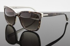 CK Calvin Klein Women's Sunglasses CK4253S 260 Havana White 55mm Brown Lens NEW 