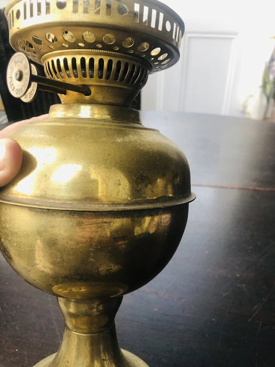 Duplex oil lamp made in england deals