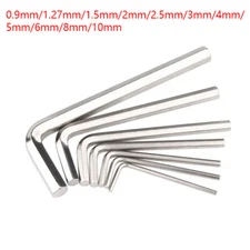 Hex Allen Keys 0.9mm/1.27mm/1.5mm/2mm/2.5mm/3mm/4mm/5mm/6mm-10mm Hexagon Wrench
