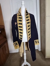 Vntg 60's Dodge Costom Co.  British Broadway N.Y. Steampunk Tailcoat Jacket 