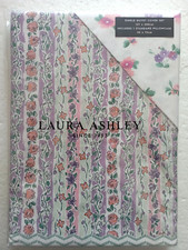 Laura Ashley Bettwäsche "Elsing Stripe Sage Green"  2-teilig 137x200 + 50x75 NEU