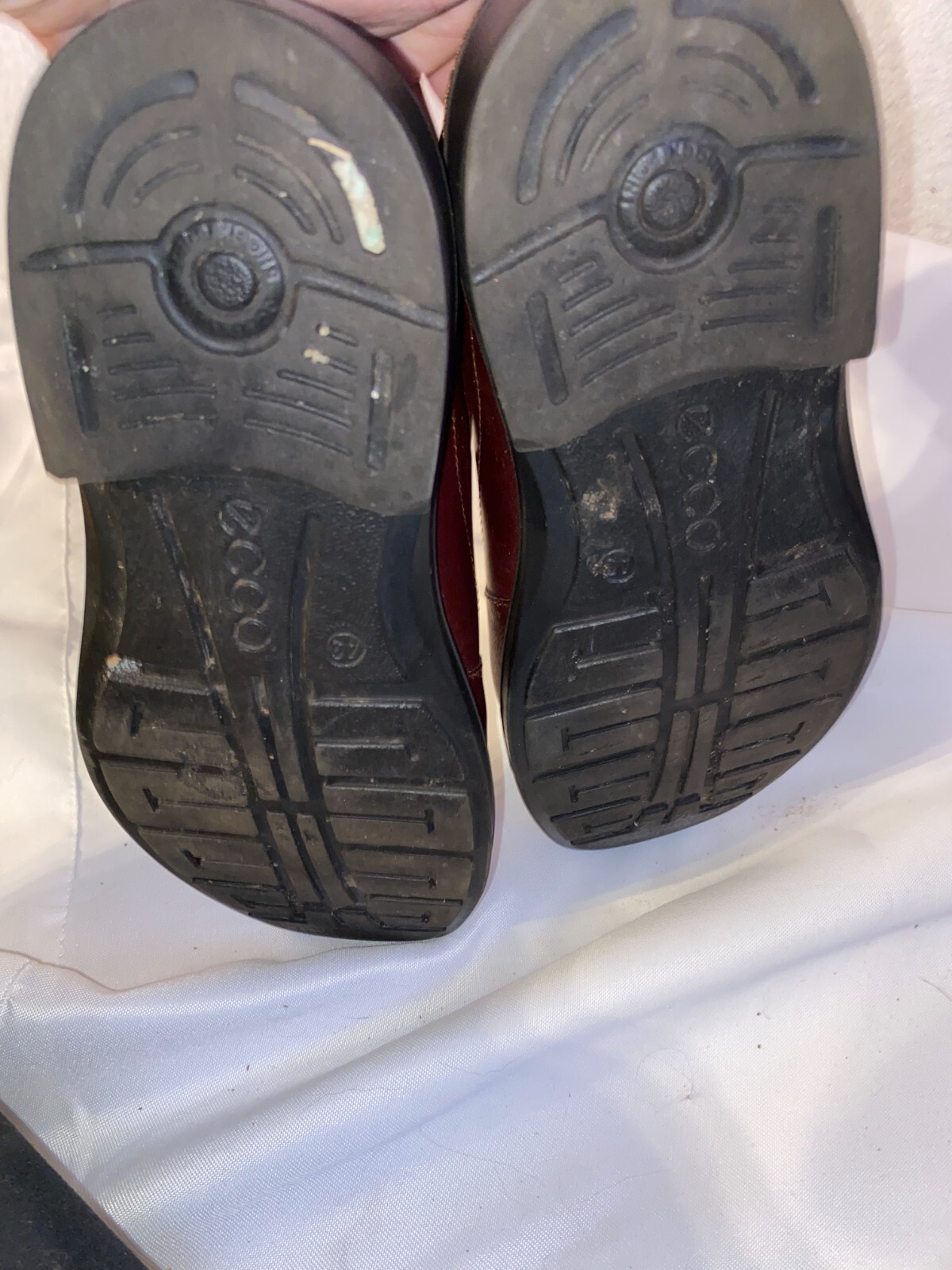 SAOLA Scarpe eleganti slip on uomo Ecco Cognac in pelle marrone taglia 10M