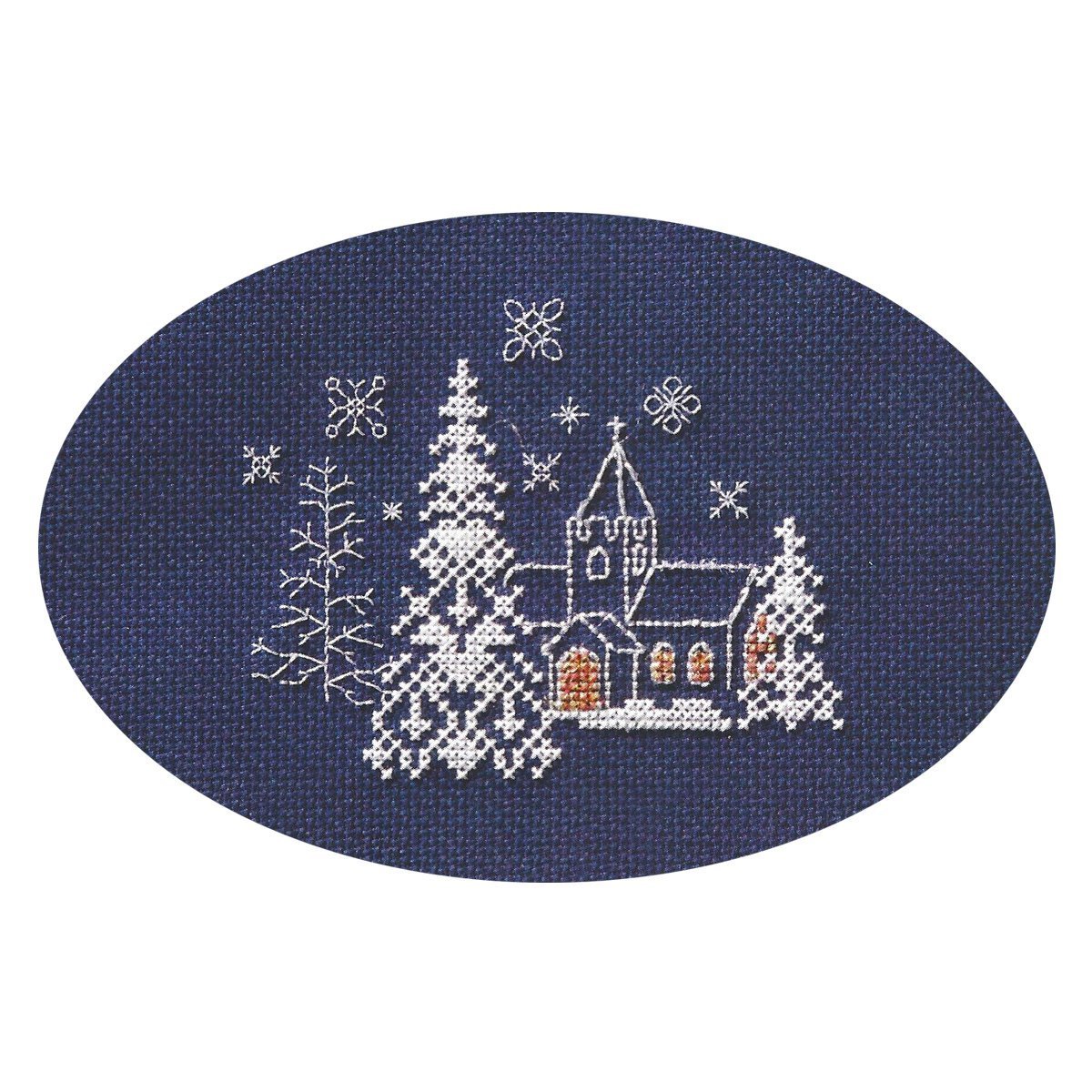 Derwentwater Designs Cross Stitch Kit - Christmas Card, Let it Snow
