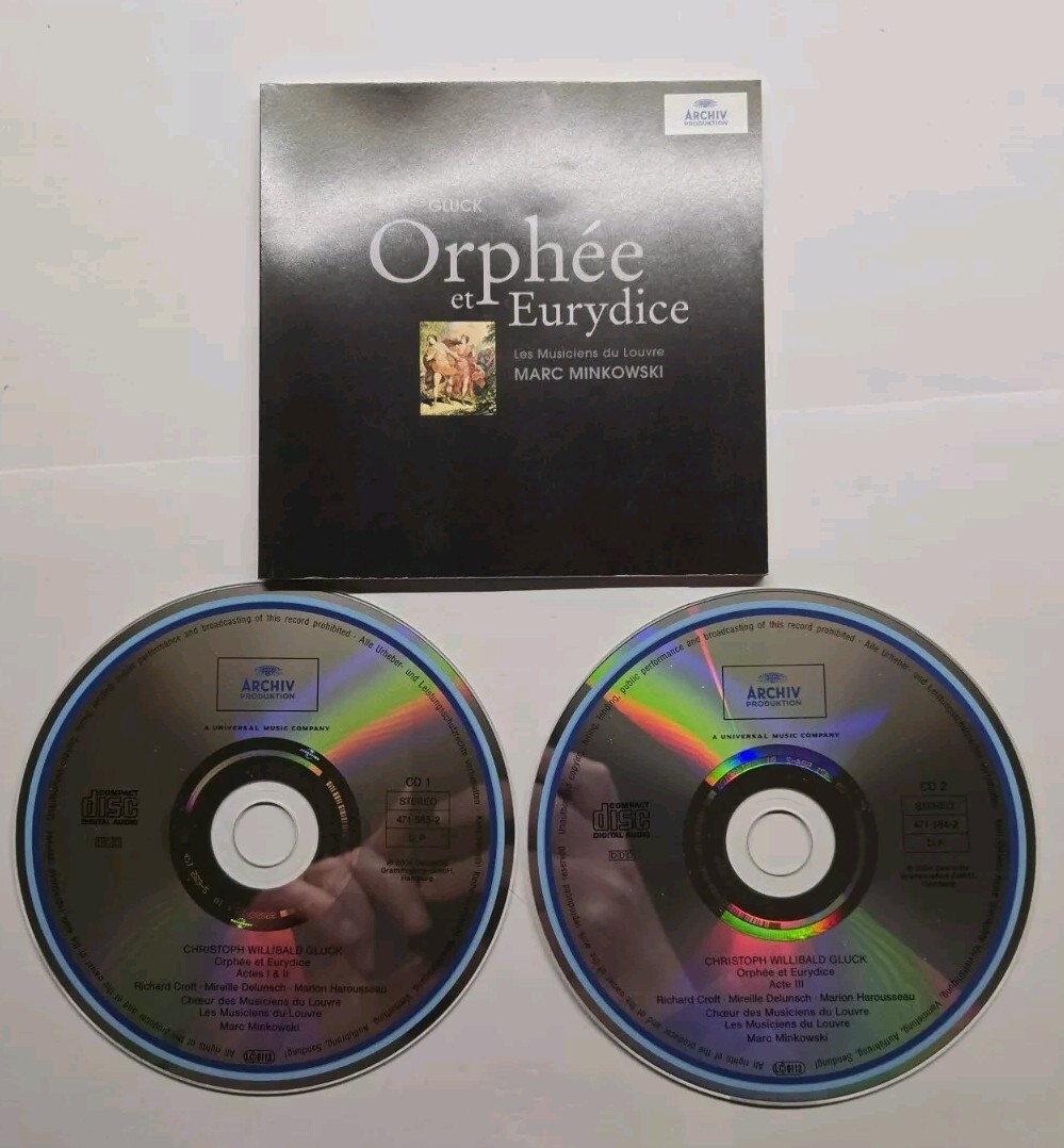 Gluck Orphee Et Eurydice Marc Minkowski (CD, 2004, 2 Disc