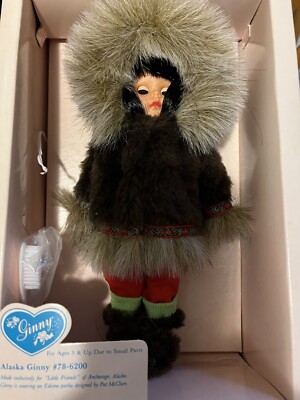 Alaska Ginny Doll 78-6200 With Alaskan Jade /Parka Mukluks