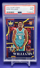 MARK WILLIAMS ROOKIE 2022 Panini Court Kings Rookies Level II PSA 9 POP 1 📈