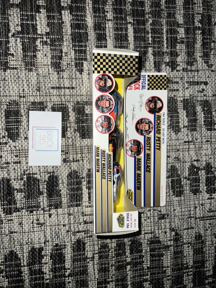 Juego DieCast Nascar Racing Champions Richard Petty Rusty Wallace Mark Martin Foto 2 de 4