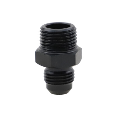 Male Flare Reducer ABSOPRO Fitting - AN6 To 1/8 NPT Fuel Line Adapter In Black Aluminum Aluminum Fuel Fitting - Foto 6