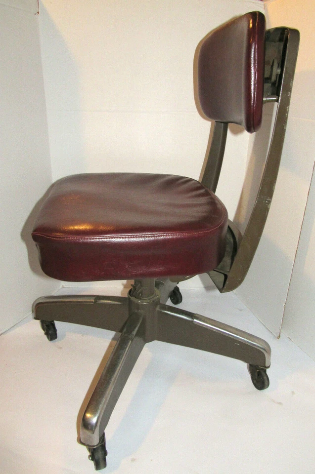 ВИНТАЖНЫЙ 1940-50-х годов BURROUGHS добавления машина компании промышленный танкер офисное кресло!  - Изображение 3 из 4