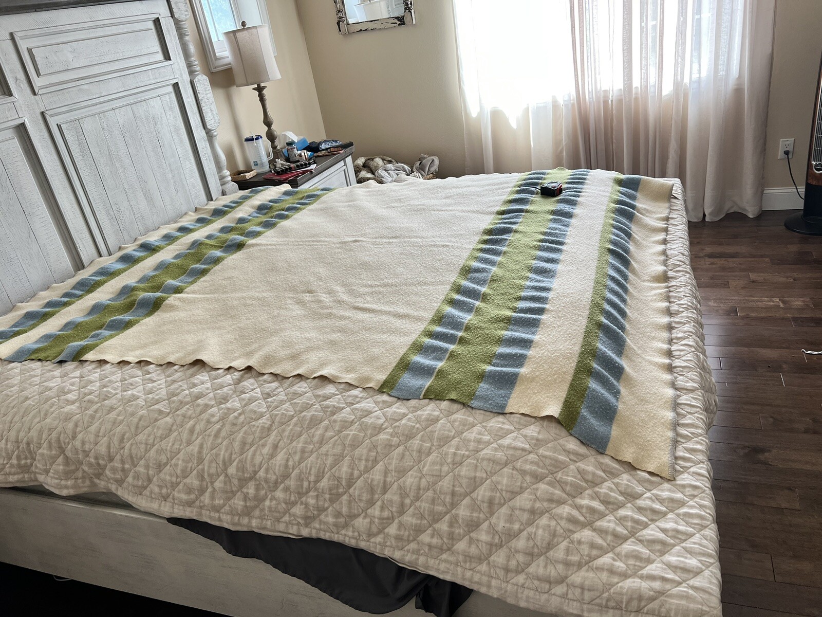 VINTAGE BARON WOOLEN MILLS WOOL BLANKET eBay