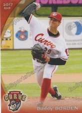2017 Altoona Curve Buddy Borden RC Rookie Pittsburgh Pirates