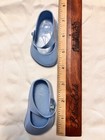 OLD Doll Shoes Blue No 5 vinyl Fairyland Prod possibly fits 24” - 25” 50’s dolls — photo 9
