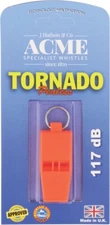 ACME Tornado Slimline Orange Whistle Powerful Loudness or Distance Pitches FIFA