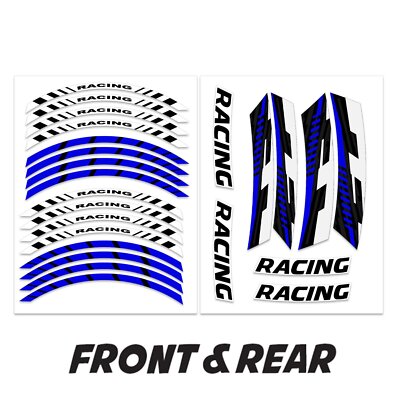 ZZDX Wheel Sticker Graphic Decal Kit For Kawasaki ZX6R Ninja ZX636