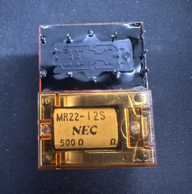 NEC MR22-12S relay Purpose Relay 500 Ohm 9 Pins x 1pc