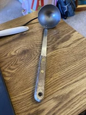 Vintage Robinson Knife Company USA  LADLE, Stainless with Wood Handle