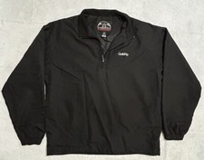 Quiktrip Employee Stormtech Jacket Mens S Black Windbreaker Pullover 1/4 Zip