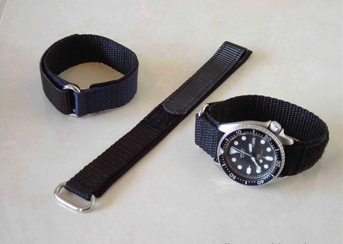 22mm NYLON QUICK GRIP PREMIUM SPORT WATCH BAND SUPER STRONG 22mm NEW ALMOST GONE - Bild 2 von 5