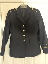 Army Service Uniform ASU Dress Blue Female Enlisted Jacket 12 Women  s Petite