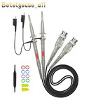 2-Pack P6100 Oscilloscope Clip Probes 100MHz with Accessories Kit 1X 10X