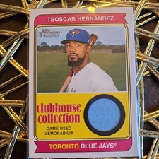 2023 Topps Heritage Teoscar Hernandez Clubhouse Collection #CCR-TH (MEM)