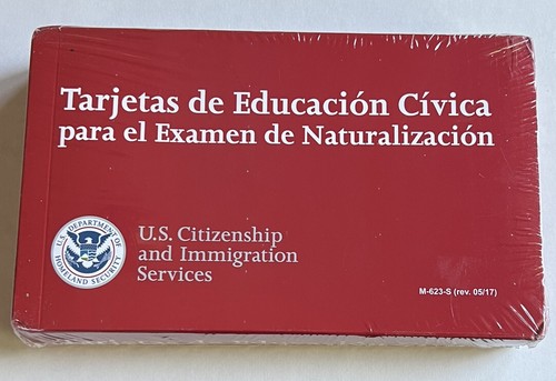 Tarjetas de Educacion Civica Para el Examen de Naturalizacion (Spanish Edition)