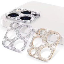 For iPhone 14 13 12 11 Pro Max Mini Plus Diamond BLING Camera Lens Protector