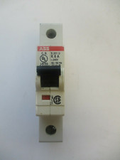 ABB CIRCUIT BREAKER S201U K8AMP, 240V, DINRAIL, 50/60HZ 10 KAIR, 1 POLE UNIT