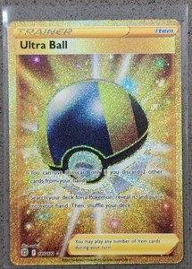 Pokemon Ball Gold Card for sale