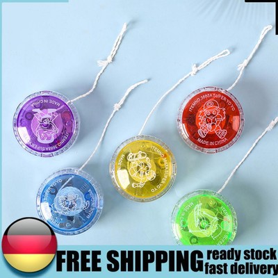 Yo-Yo Plastic LED Light Up Yo-Yo Toys Responsive Bearing Ball for Kids Beginner