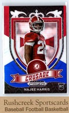 2021 Panini Prizm Draft Picks Collegiate #172 Najee Harris Red White and Blue