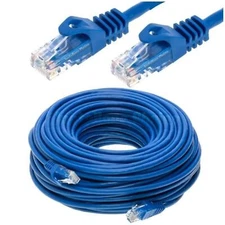 Cat5e Ethernet Patch Cable Blue 50 FT