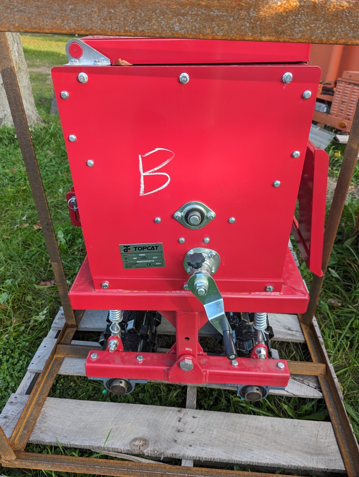 Skidsteer Seeder NO TILL SEED DRILL for 3 Point Tractor Or Skid Steer