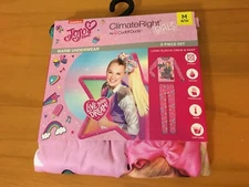 New Climate Right Cuddl Duds JoJo Siwa Girls Warm Underwear Set many sizes