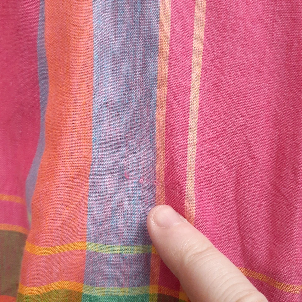 Pantalones Cortos Nautica De Colección Para Hombre 36 38 Pantalones Cortos A Cuadros Madras Pastel Algodón Verde Rosa Foto 2 de 4